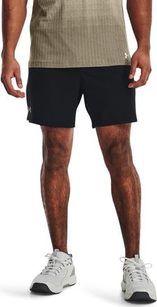 Under Armour Shorts UNDER ARMOUR UA VANISH WOVEN 6IN SHORTS, Herren, Gr. XXL, N-Gr, schwarz,, pitch gray, Obermaterial: 100% Polyester, Hosen Shorts, sportlicher S