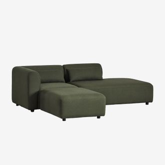 Sklum Sklum - Sof&aacute; Modular Esquinero De 2 Piezas Con Div&aacute;n Derecho Y Puff Fogler