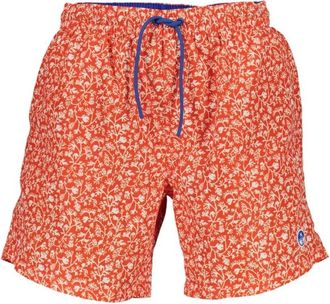 North Sails Denim Shorts - Heren - Strandmode - Rood - M - Denim - Badmode