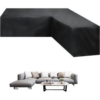 OEM Funda Impermeable Para Sof&aacute; Esquinero De Jard&iacute;n, Funda Impermeable Para Sof&aacute; En Forma De V De Oxford 210d Para Patio, Resistente Al Viento Y A Los Ray