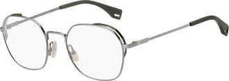 Fendi Glasses, male, Gray, Size: 53 MM FF M0090 Optical Frame