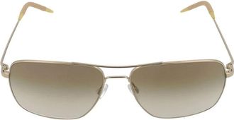 Oliver Peoples Clifton Zonnebril - Heren - Zonnebrillen - Geel - 58 MM - Accessoires