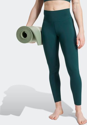 adidas Trainingstights ADIDAS PERFORMANCE All Me 7/8 L, Damen, Gr. XL, N-Gr, aurora ivy, aurora ivy, Obermaterial: 79% Polyester, 21% Elasthan, 7/8-L&auml;nge, Ho