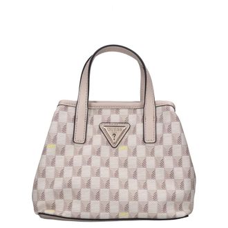 Guess Tassen, Dames, Beige, ONE Size, Leer, G Wave Mini Handtas