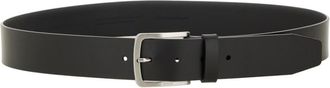 HUGO BOSS Black Solid Buckle Belt