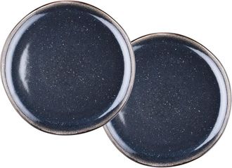 Bj&ouml;rn Borg Bandeja de servicio IRIS &Oslash;32cm - 2 Piezas - Azul noche