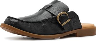 Born Meg Womens Flat Shoes Black : 6.5 M, Leather/Suede