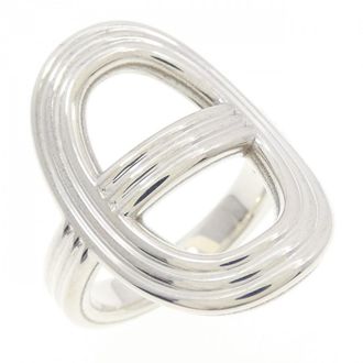 Herm&egrave;s Silver 925 Band Ring (Pre-Owned)