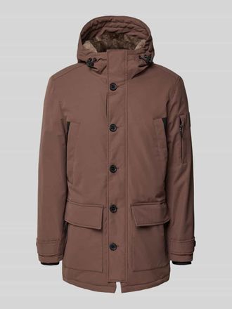 Tom Tailor Regular Fit Parka mit Kapuze in Mittelbraun, Gr&ouml;&szlig;e XXL