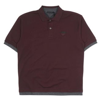 Prada Cotton Polo Shirt - male - Prada - Polo Shirts - Brown - XL - Tops