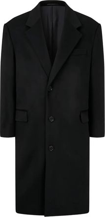 Man On The Boon. button coat - men - Wool/Cashmere - 48 - Black