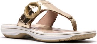 Clarks Breeze Cove Flip Flop in Champagne at Nordstrom Rack, Size 7