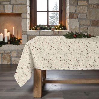 Muare Home Mantel navidad antimanchas 100% algod&oacute;n multicolor 200x155 cm