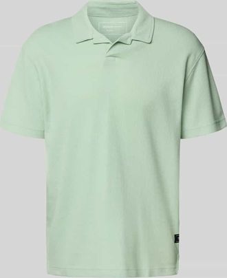Tom Tailor Denim Relaxed Fit Poloshirt aus Baumwoll-Mix in Mint, Gr&ouml;&szlig;e L