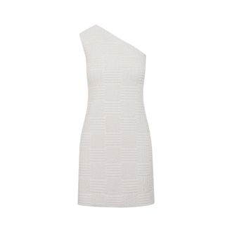 Bottega Veneta Jacquard Oneshoulder Mini Dress