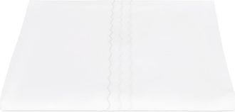 Matouk Axel Embroidered Duvet Cover in White at Nordstrom, Size Full