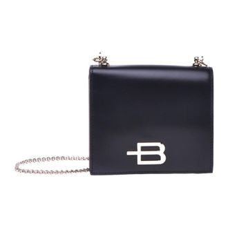 Baldinini Wallet with chain in black leather