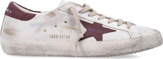 Golden Goose White Leather Sneakers