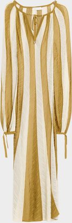 Zimmermann Mahon Splice Crochet Maxi Dress Coverup