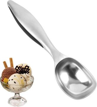OEM Cuchara De Aluminio Para Helado Con Revestimiento Antiadherente Y Mango Ergon&oacute;mico: Para Servir Helado, Sorbete Y Postres Sin Esfuerzo