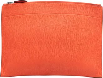 Herm&egrave;s Pre-owned Hermes Medium Togo Bazar Pouch Ladies 7QMI7B4CNN3YCFZP