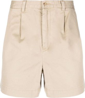 Polo Ralph Lauren Casual Katoenen Shorts - Heren - Korte Broeken - Beige - W36 - Katoen - Korte Broeken