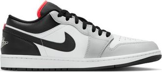 Nike Jordan Mens AJ 1 Low - Basketball Shoes Red/White/Gray Size 10.0