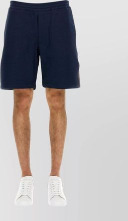 Alexander McQueen bermuda shorts selvedge logo band