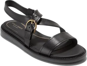 Cole Haan Kami Slingback Sandal in Black Leather at Nordstrom, Size 8.5