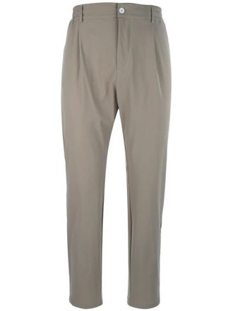 Cruna pleated trousers - men - Elastane/Polyester - 44 - Neutrals