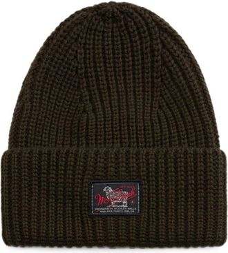 Woolrich Dark Green Knitted Beanies Cap