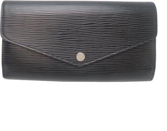 Louis Vuitton Black Epi Leather Long Wallet (Bi-Fold) (Pre-Owned)