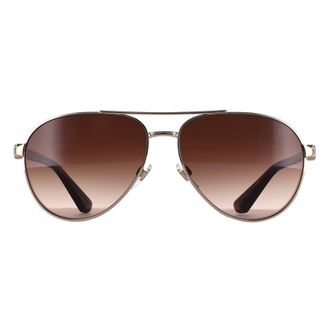 Burberry Aviator Mens Light Gold Brown Gradient BE3167 Metal - One Size