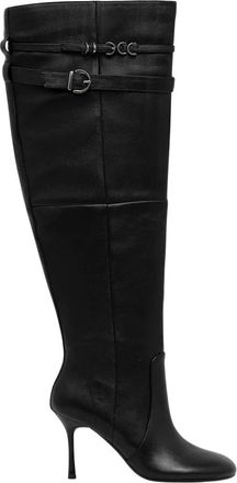 Pinko Polly 02 Boot - Dames - Laarzen met Hak - Zwart - 40 EU - Leer - Schoenen