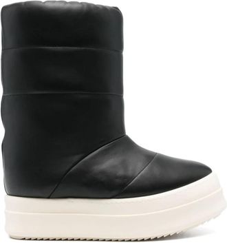 Rick Owens Gewatteerde Instap Chunky Zool Schoenen - Heren - Winterlaarzen - Zwart - 41 EU - Schoenen