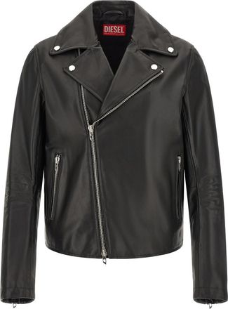 Diesel Black Notched Lapel Jacket
