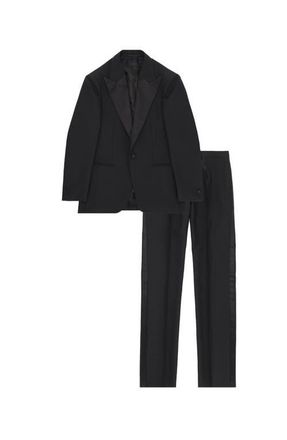 Fortela Bond Fresco Wool Suit in Black at Nordstrom, Size 52 Eu