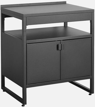 Sweeek Cocina Exterior De Acero, 2 Puertas, L80cm