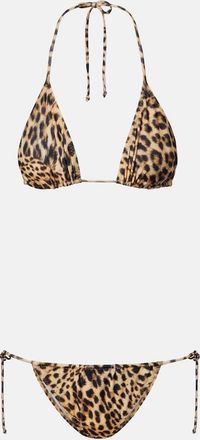 Norma Kamali Printed bikini