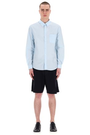 A.P.C. Cotton Button-Down Shirt with Pocket