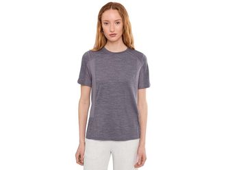 Smartwool Mountain Bike Short Sleeve Jersey Womens Clothing Purple Storm Heather : MD, Polyester/Wool