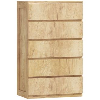 HOMCOM C&oacute;moda 60x39x100 cm madera natural