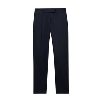 Brooks Brothers Stretch Katoenen Broek - Dames - Chinos - Blauw - L - Katoen - Broeken