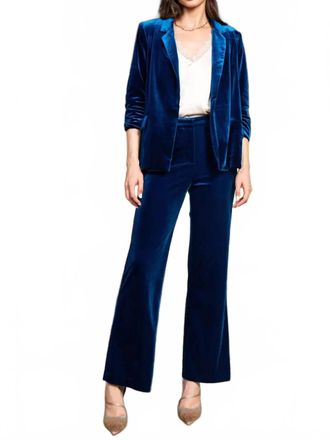 Skies Are Blue Clothing Meet Me Under The Mistletoe Pant In Teal