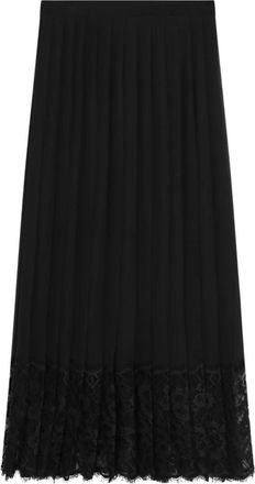 Dolce & Gabbana Zwarte Lange Rok Gonna Lunga - Dames - Midirokken - Zwart - S - Rokken