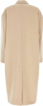 Isabel Marant Womens Coat Beige Virgin Wool
