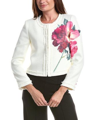 Alice & Olivia Alice + Olivia Landon Cropped Box Jacket