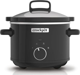 Crock-pot Crock-Pot CSC046 Slow Cooker, Removable Easy-Clean Ceramic Bowl, 2,4 litri (1-2 People), Black