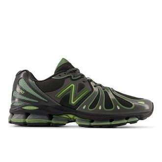 New Balance Unisex Abzorb 1890 en Negro/Verde, Talla 38.5
