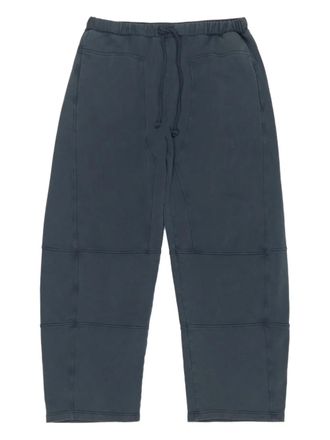Bimba & Lola panelled drawstring track pants - women - Cotton - S - Blue